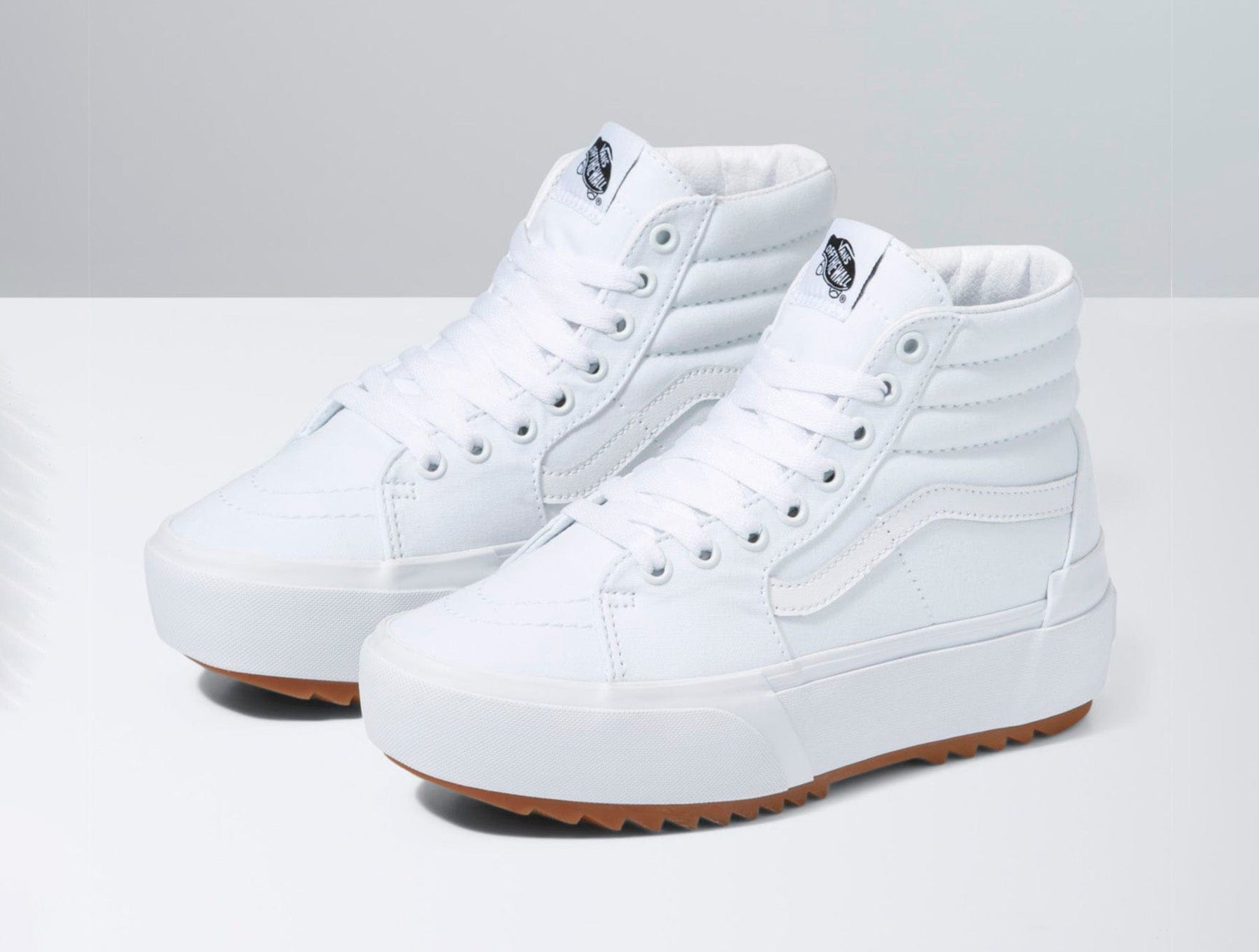 Zapatilla Vans Sk8-Hi Stacked Mujer Blanco