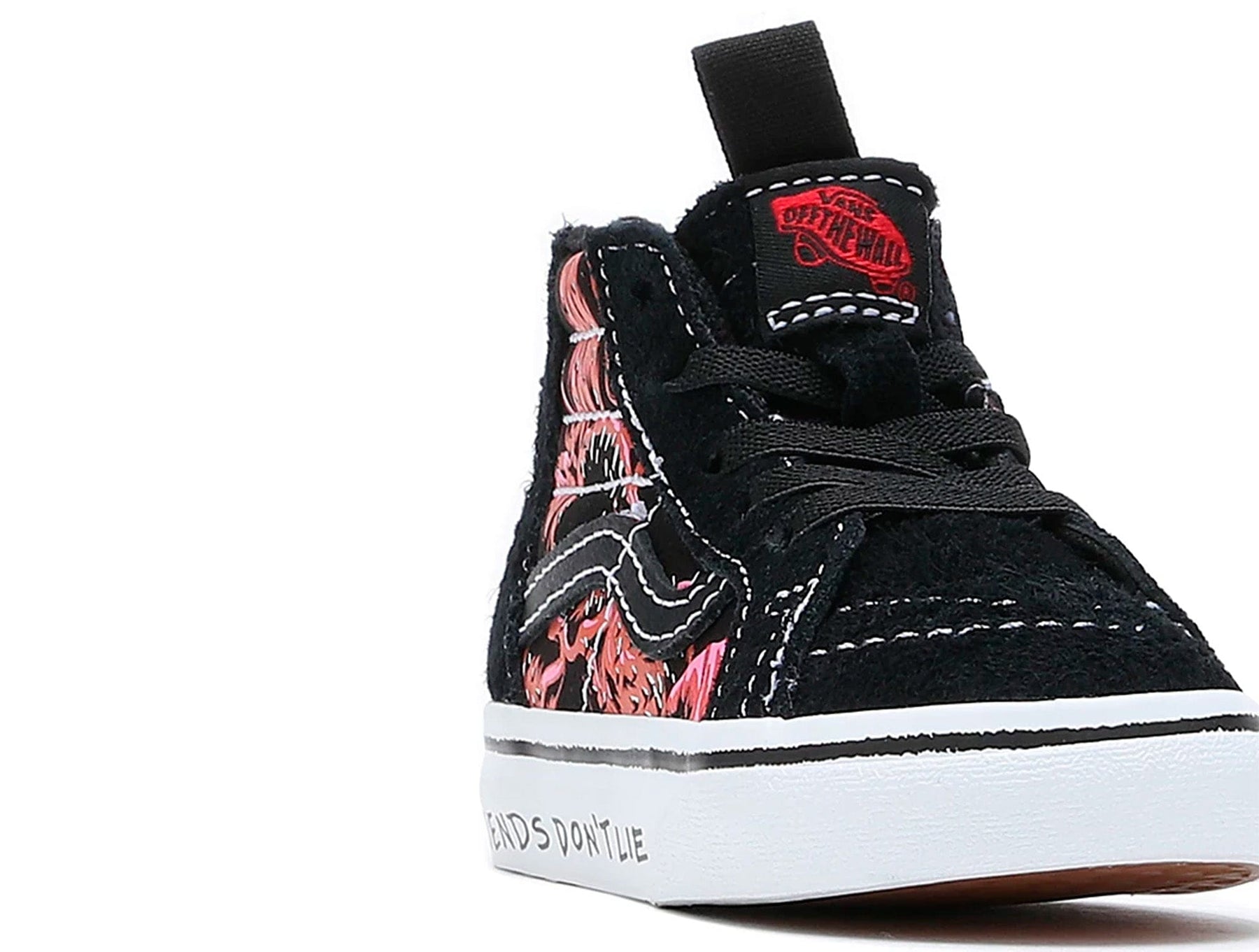 Zapatilla Vans Sk8-Hi Zip Stranger Things Infantil Negro