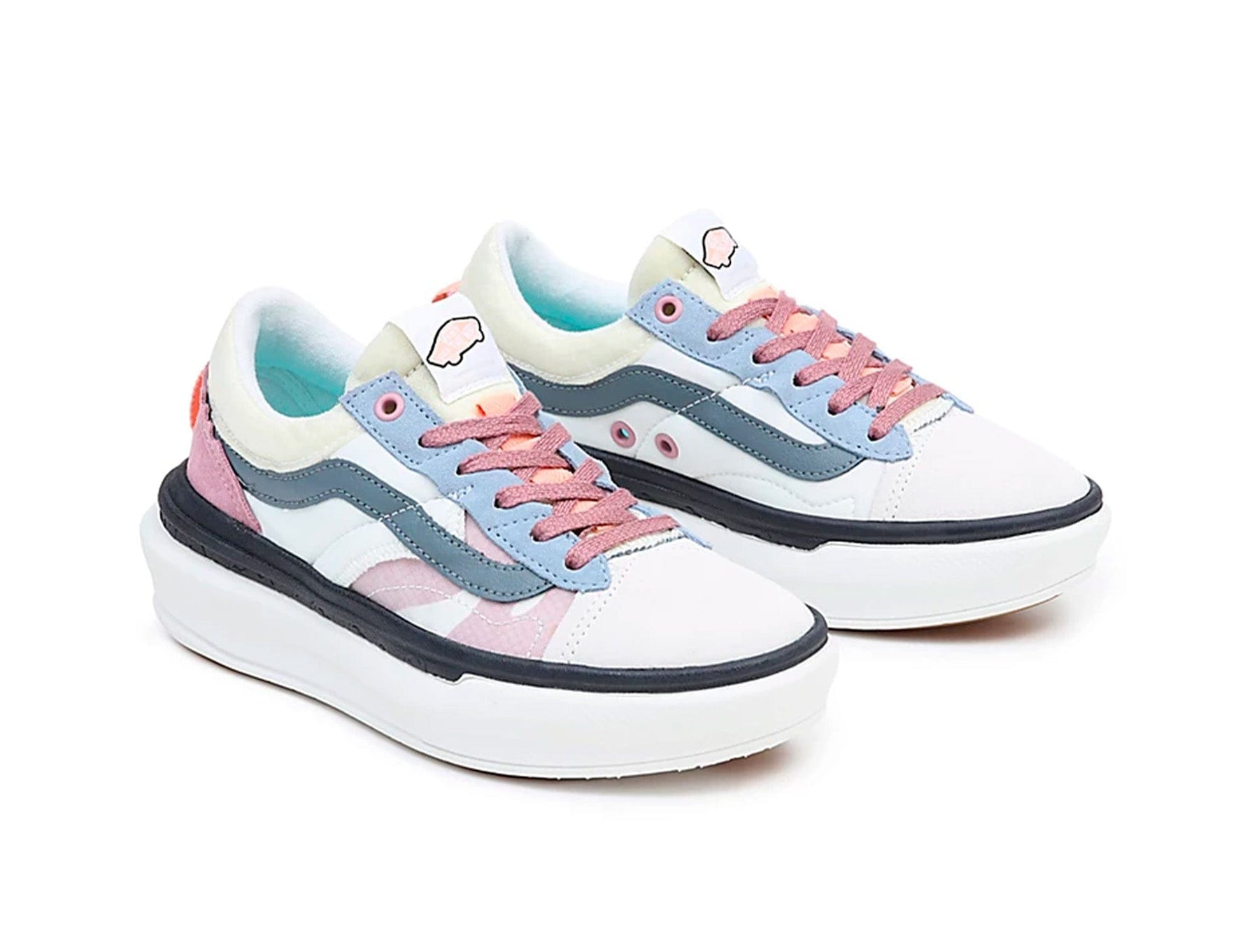 Zapatilla Vans Old Skool Overt Plus Cc Mujer Blanco