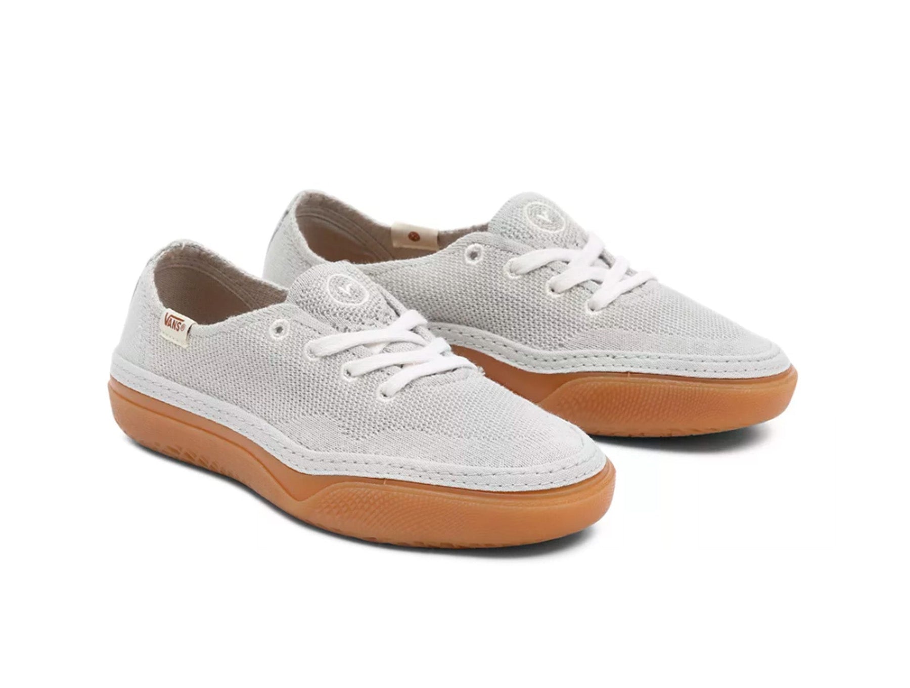 Zapatilla Vans Circle Vee Mujer Gris