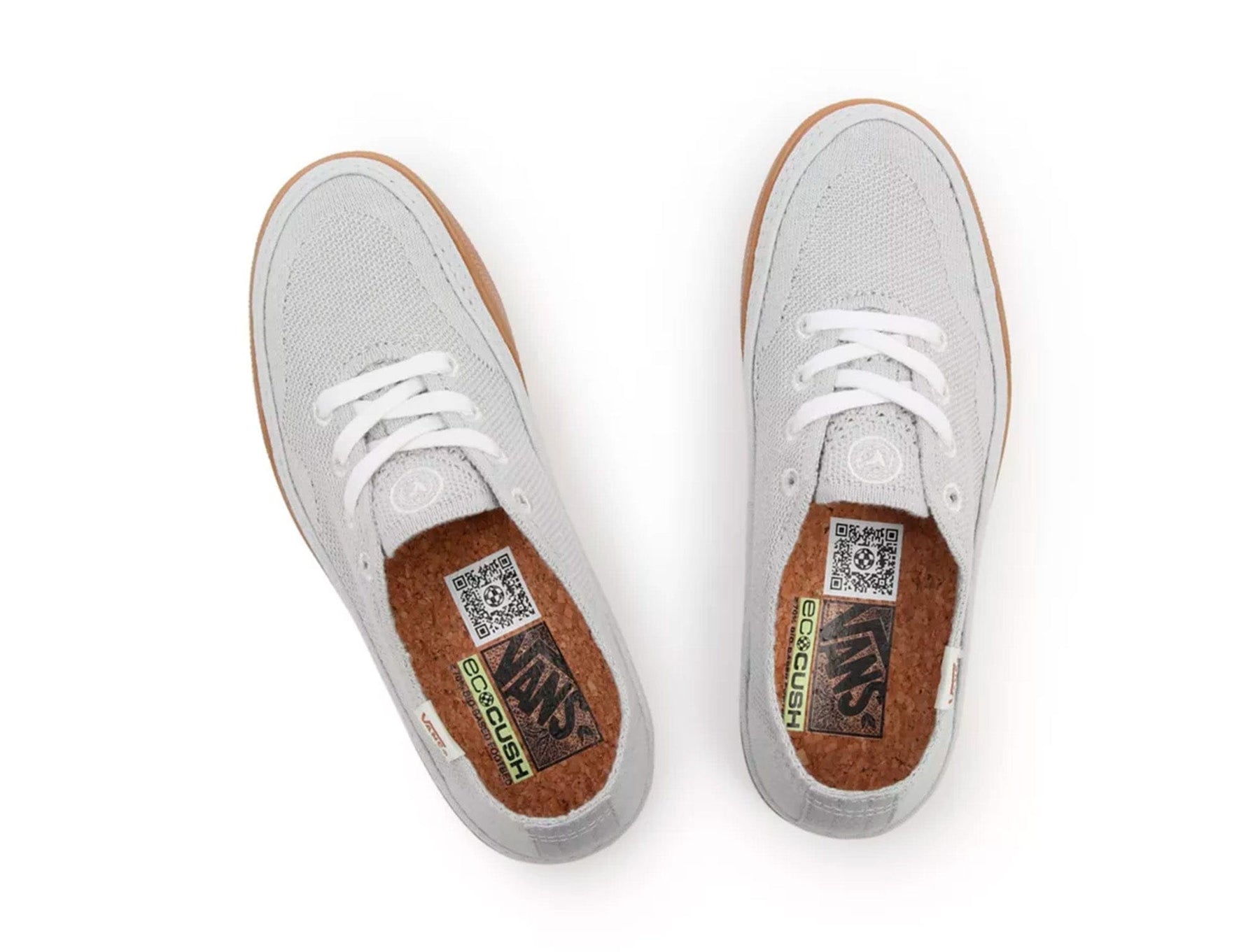 Zapatilla Vans Circle Vee Mujer Gris