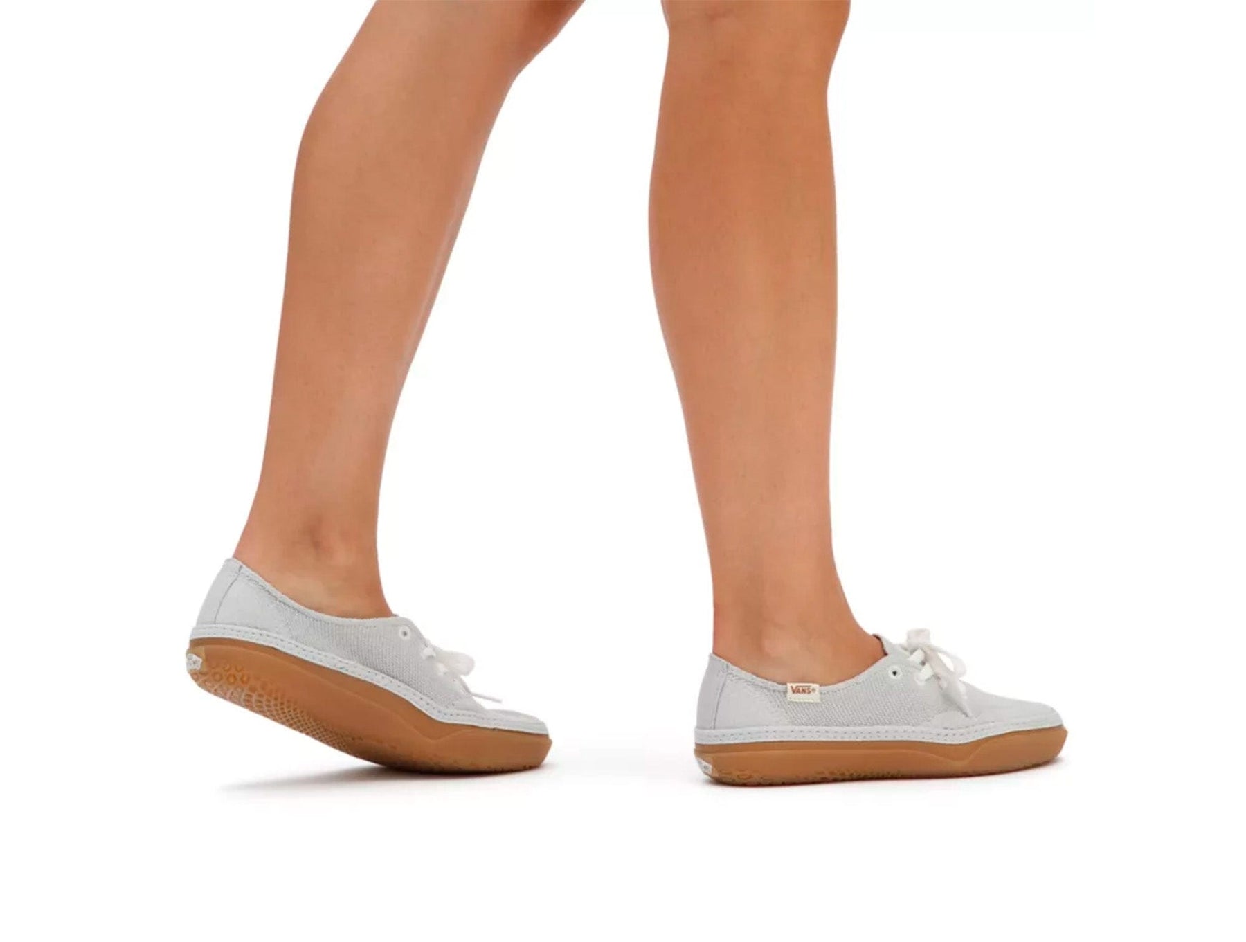 Zapatilla Vans Circle Vee Mujer Gris