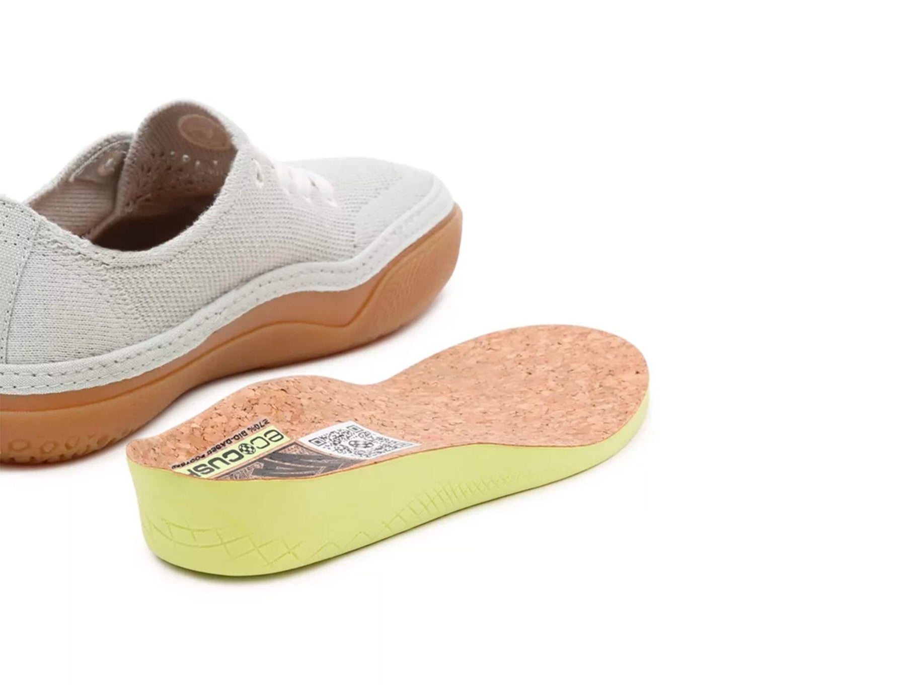 Zapatilla Vans Circle Vee Mujer Gris