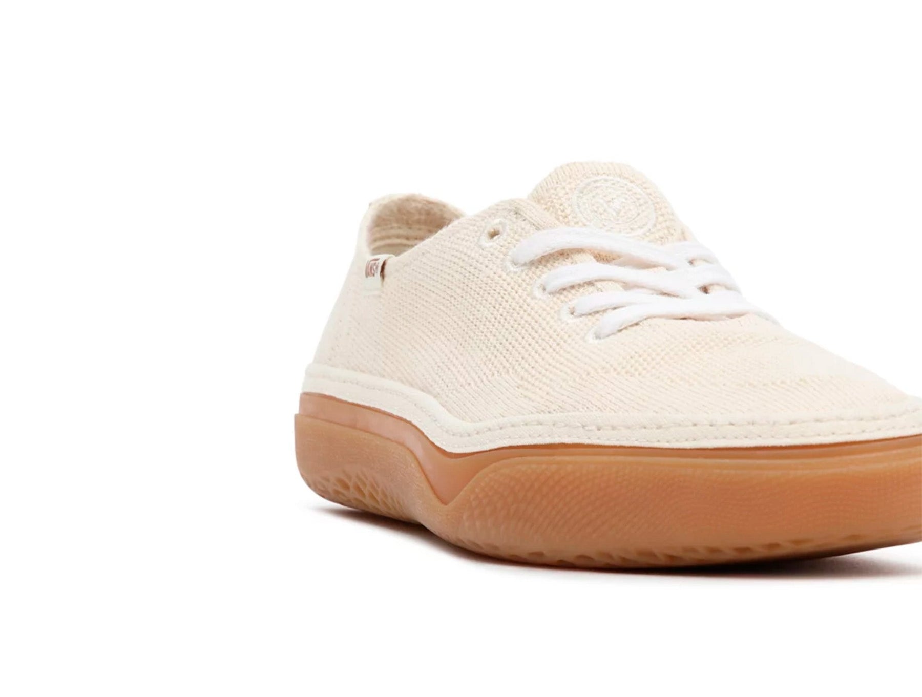 Zapatilla Vans Circle Vee Mujer Beige