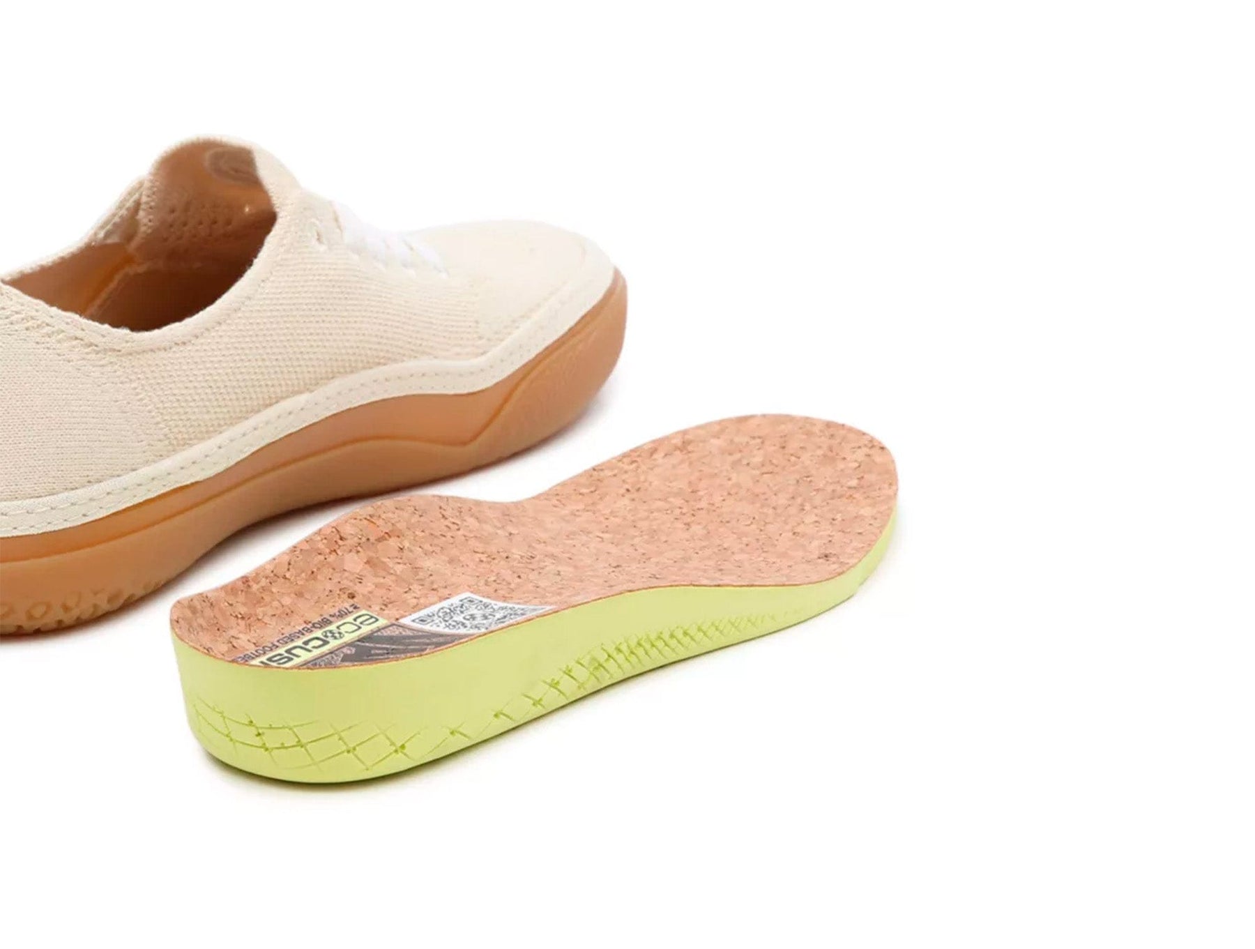 Zapatilla Vans Circle Vee Mujer Beige