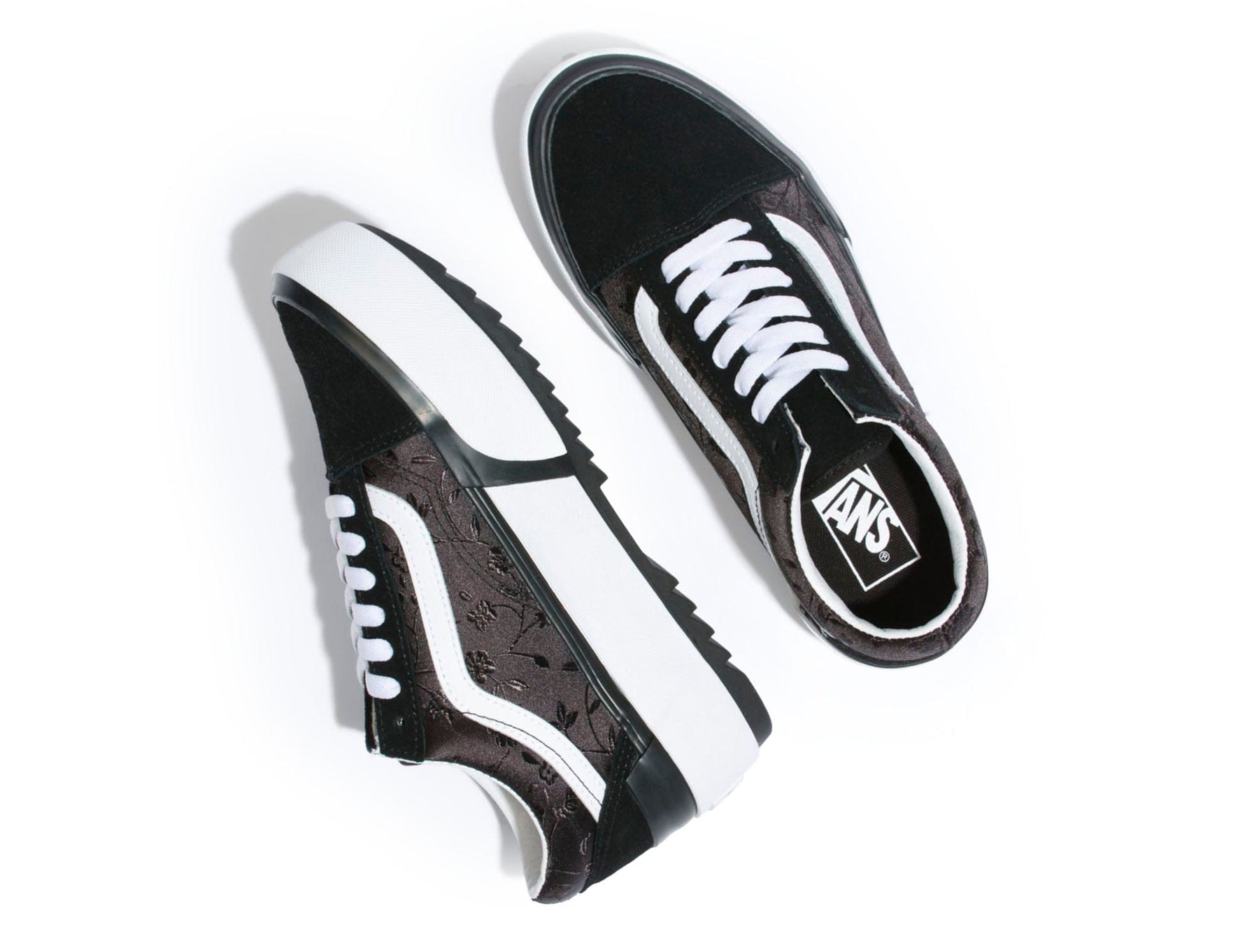 Zapatillas Vans Old Skool Stacked Mujer Negro