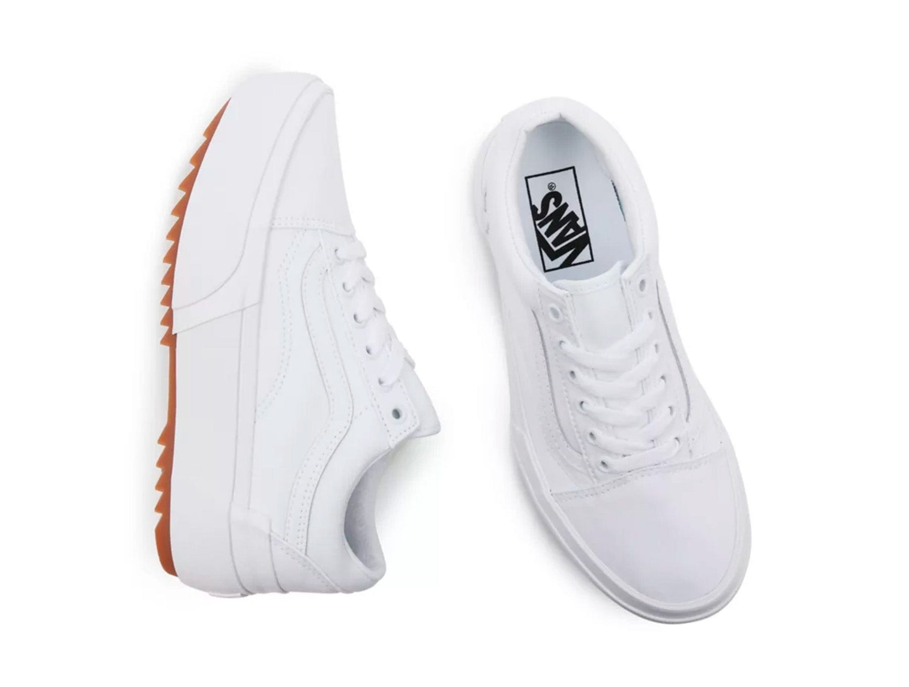 Zapatilla Vans Old Skool Stacked Mujer Blanco