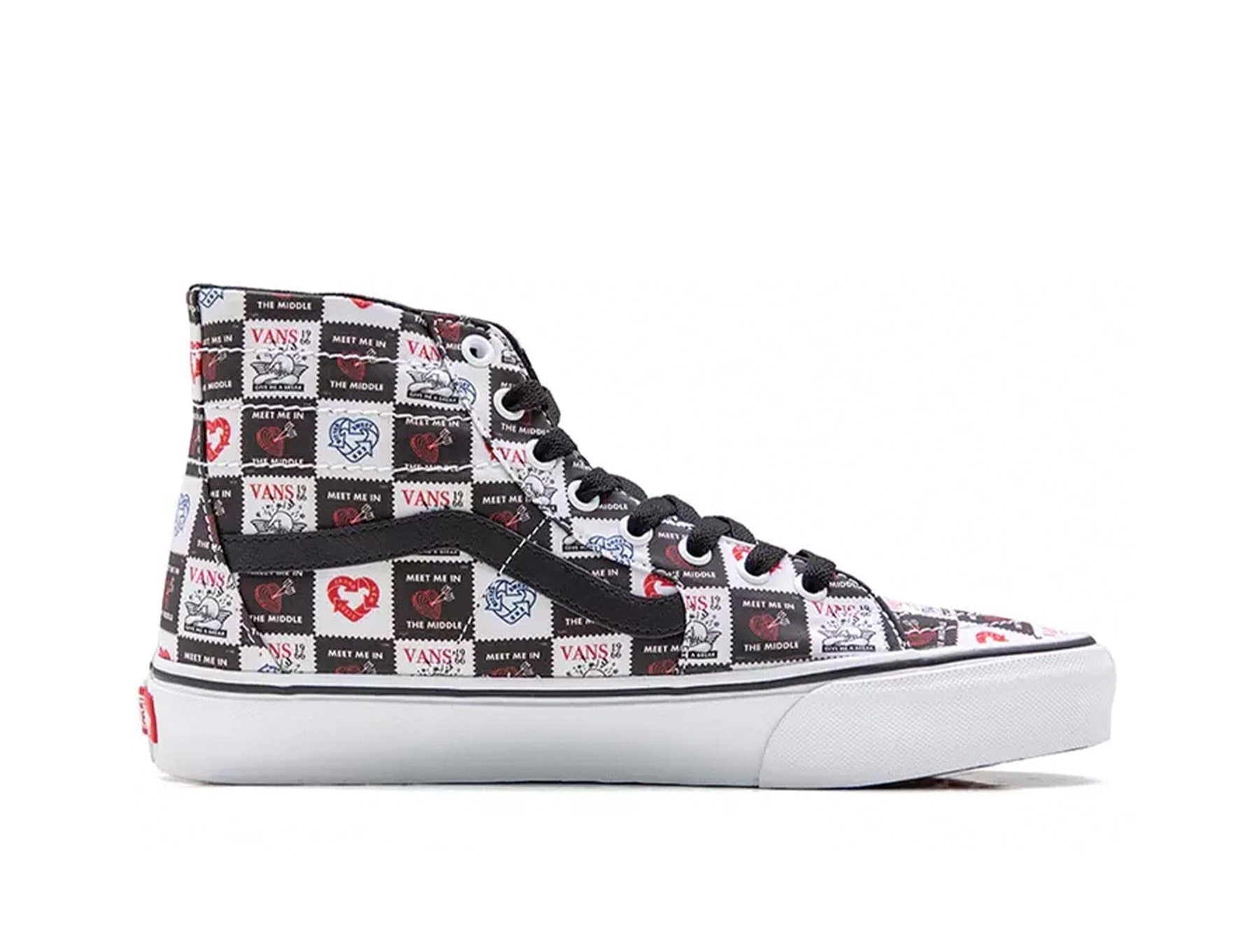 Zapatilla Vans Sk8-Hi Tapered (Love Letters) Mujer Negro