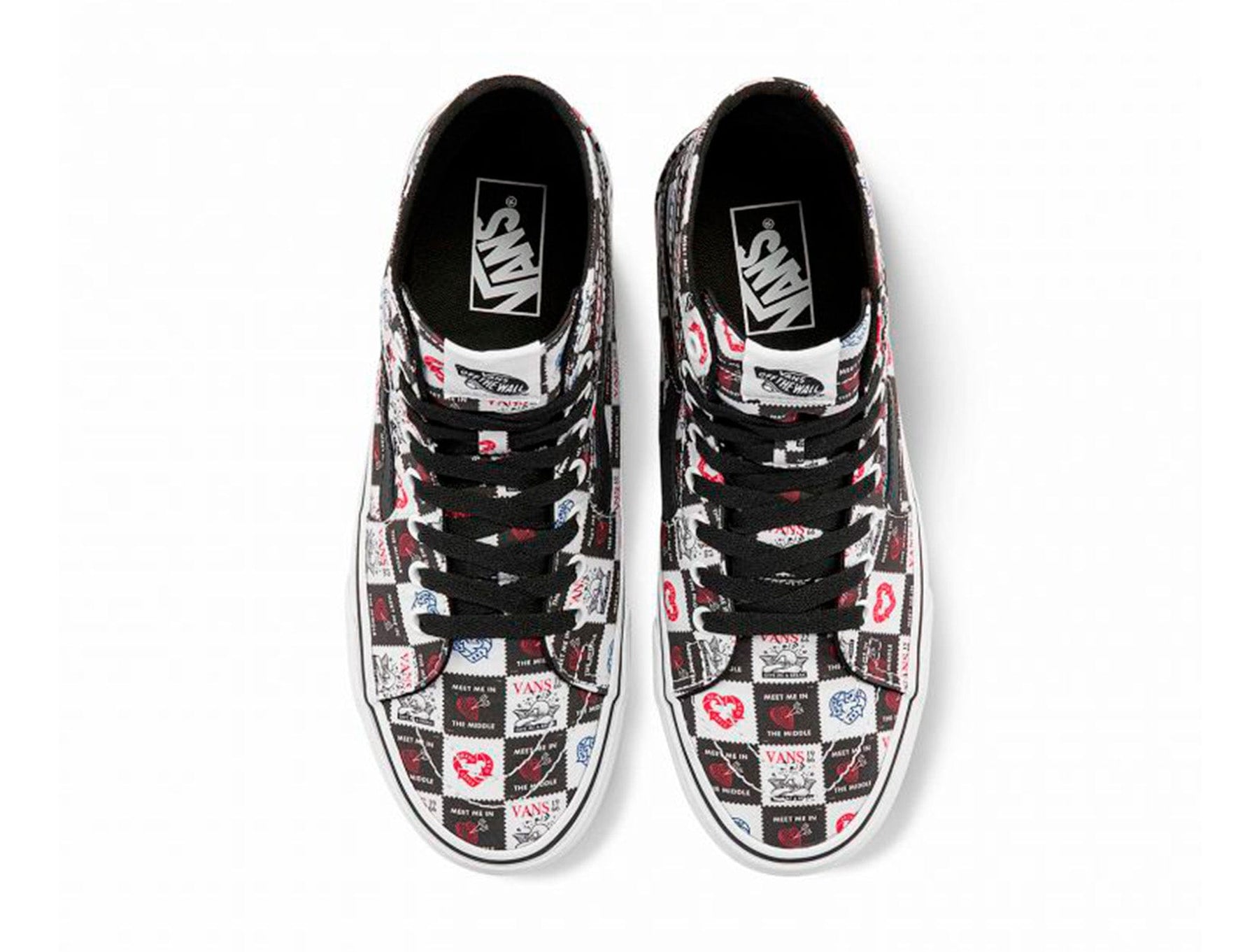 Zapatilla Vans Sk8-Hi Tapered (Love Letters) Mujer Negro