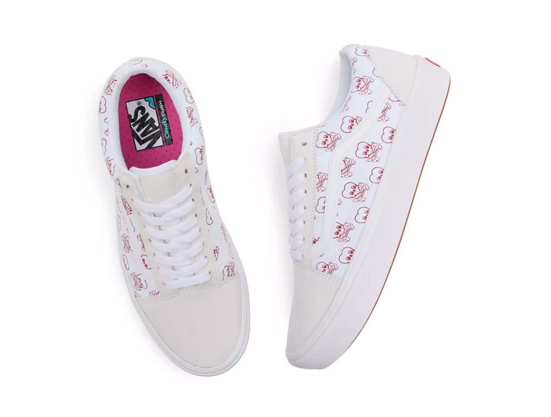 Zapatilla Vans Old Skool Comfycush (Coldhearted) Mujer Blanco