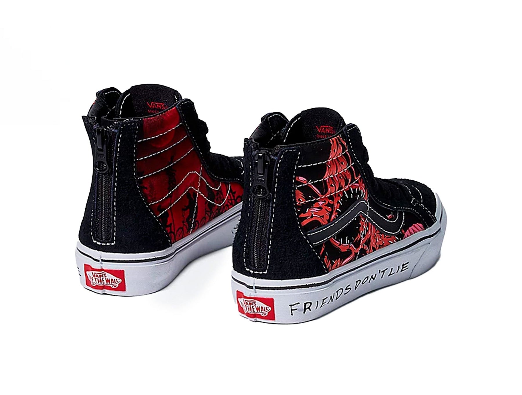 Zapatilla Vans Sk8-Hi Zip Stranger Things Junior Negro