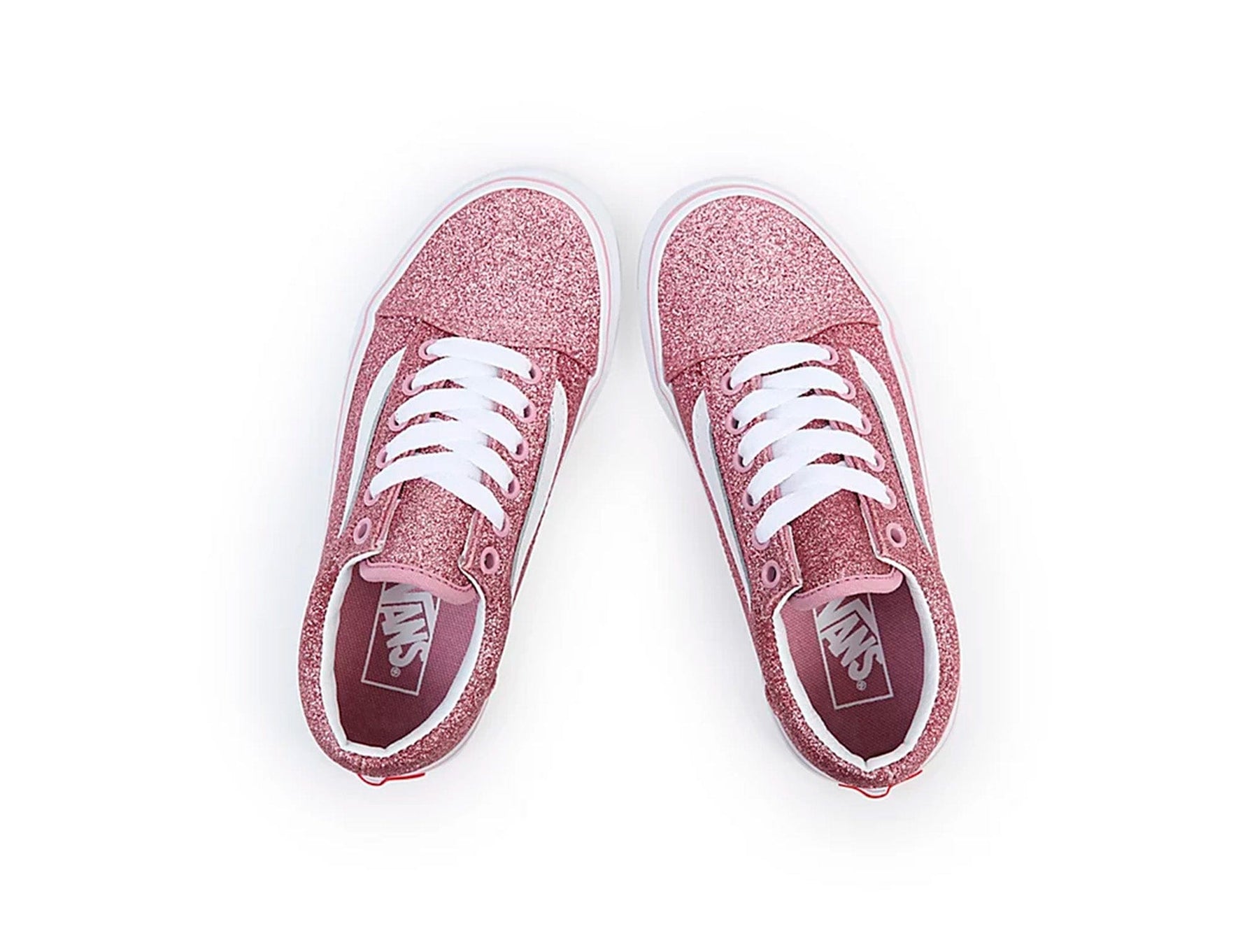 Zapatilla Vans Old Skool Glitter Junior Rosado