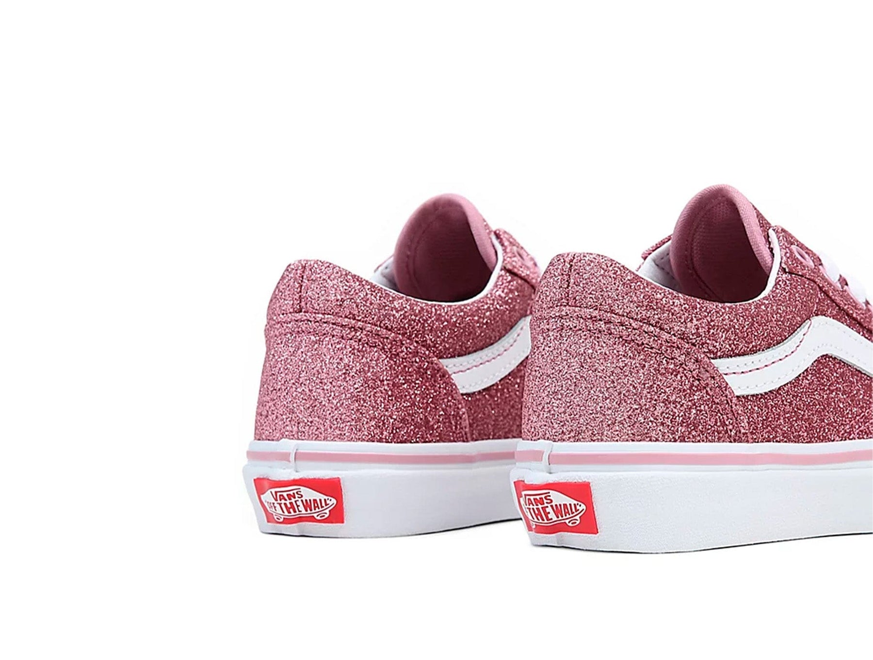 Zapatilla Vans Old Skool Glitter Junior Rosado