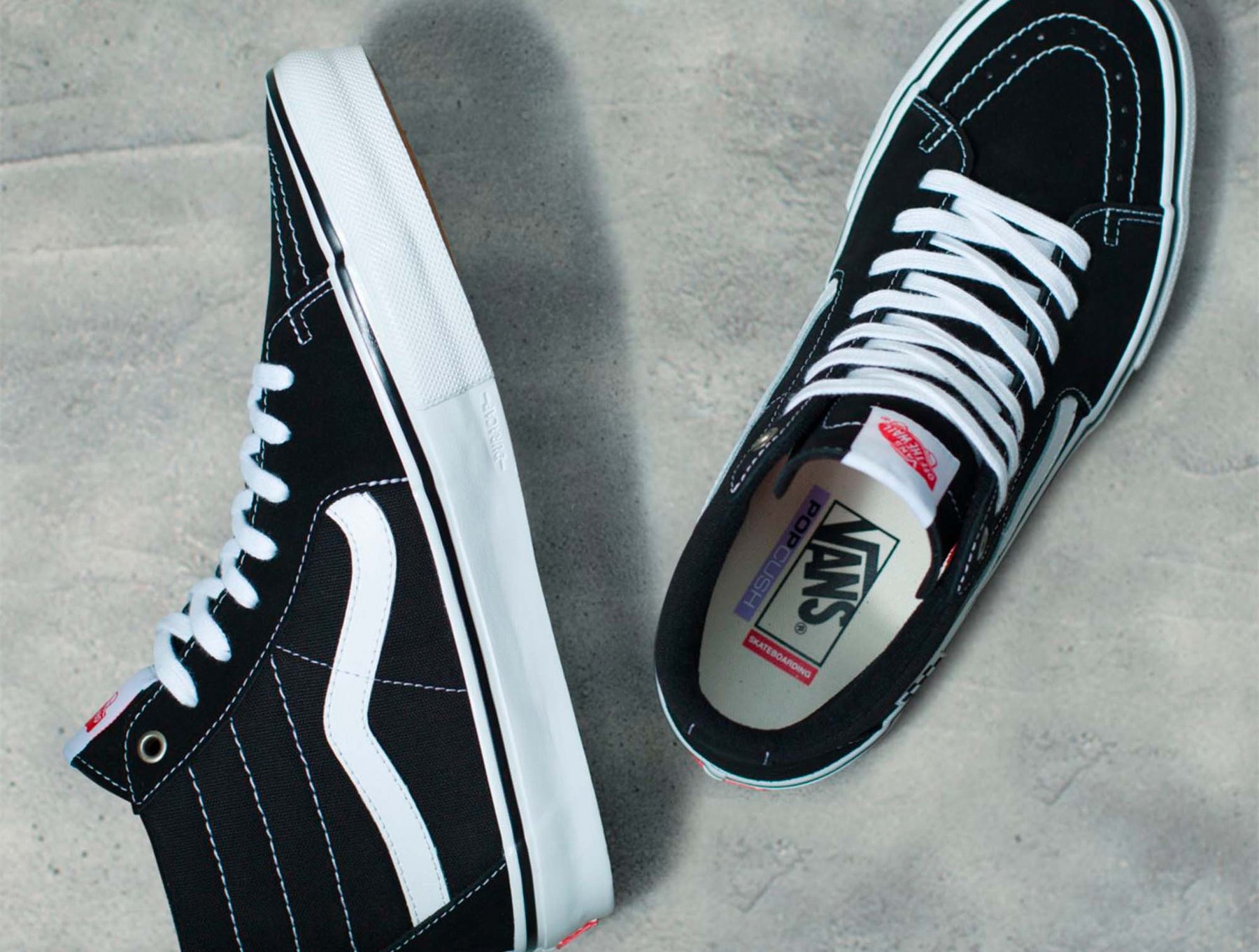 Zapatilla Vans Skate Sk8-Hi Hombre Negro