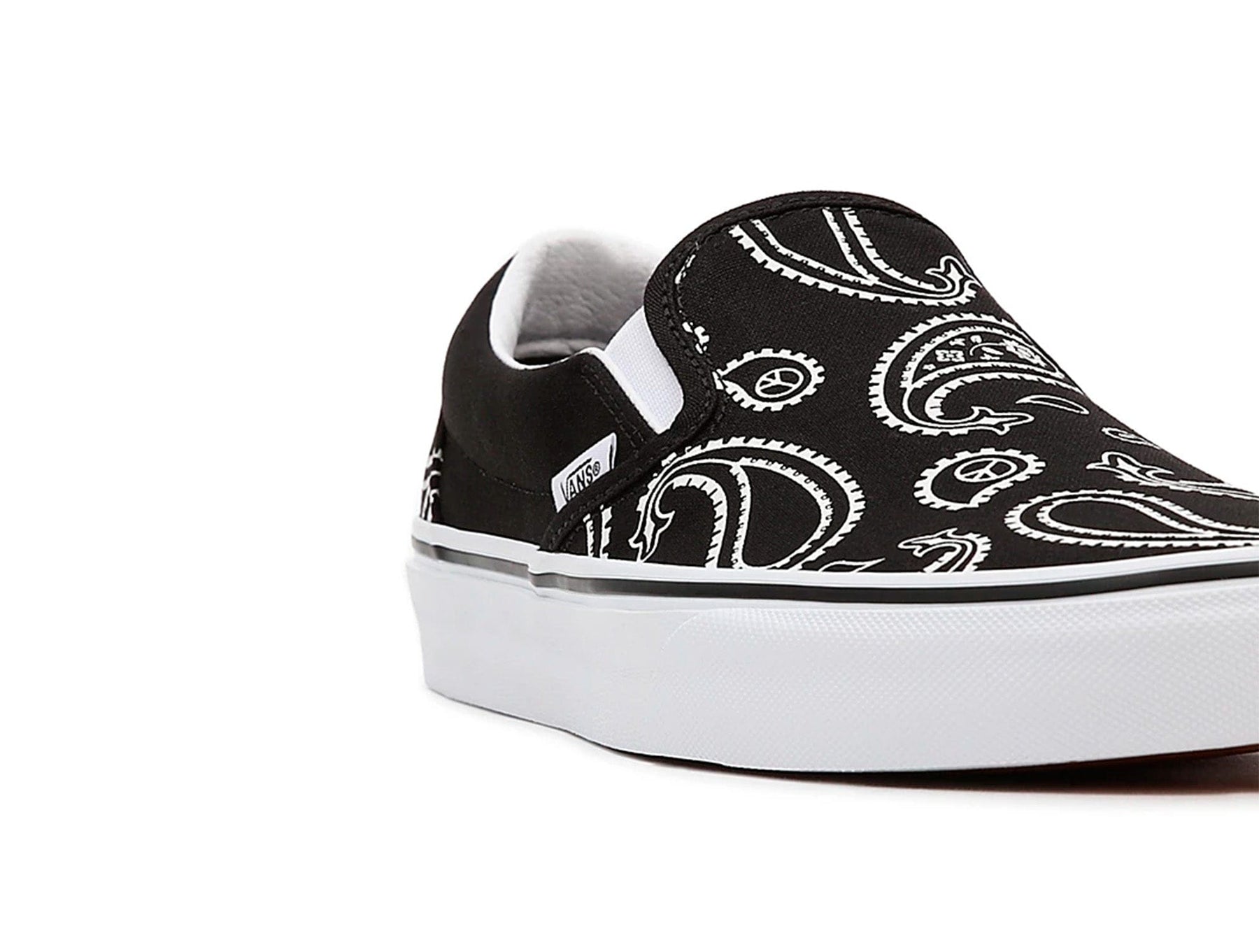 Zapatilla Vans Slip-On Peace Paisley Unisex Negro