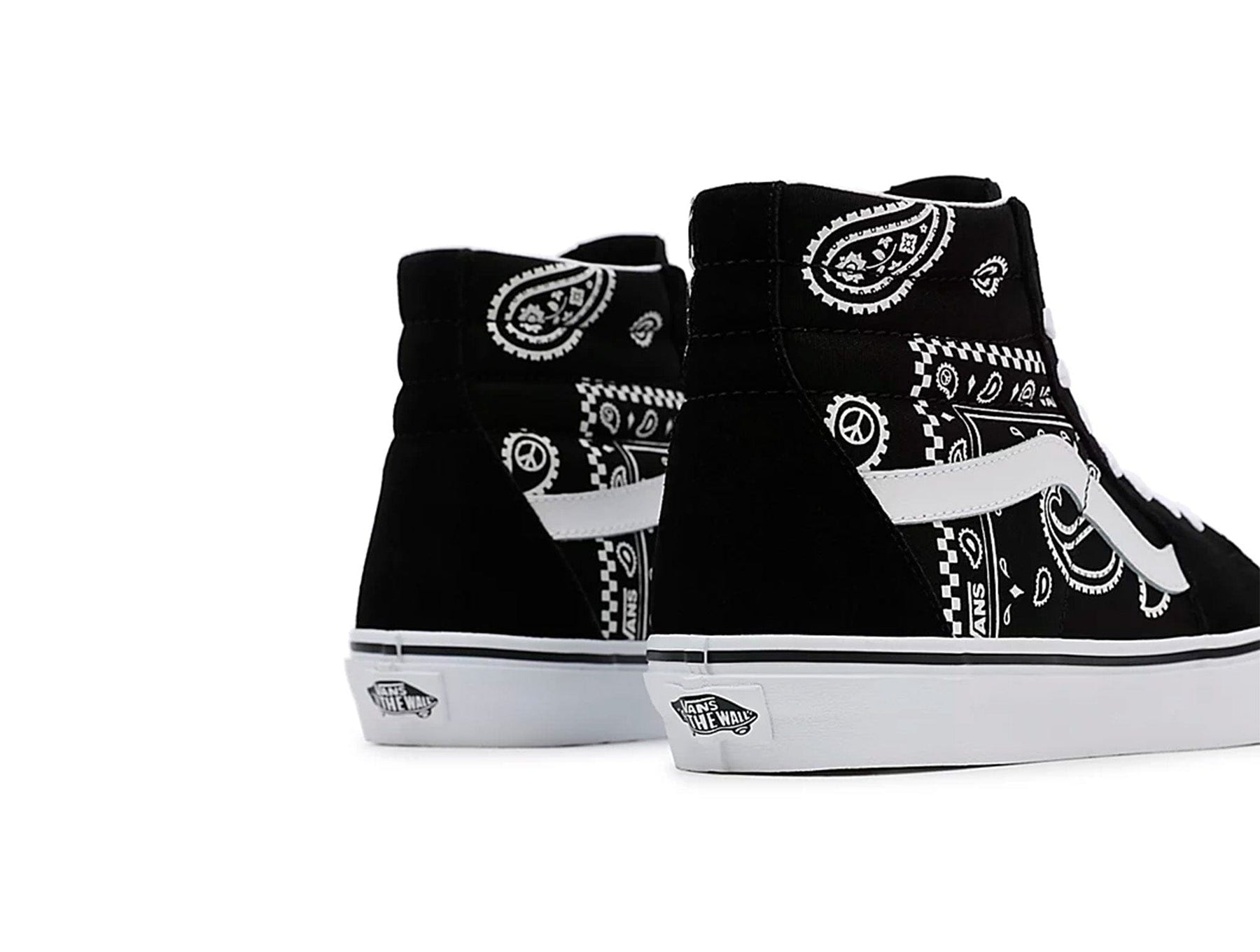 Zapatilla Vans Sk8-Hi Peace Paisley Unisex Negro