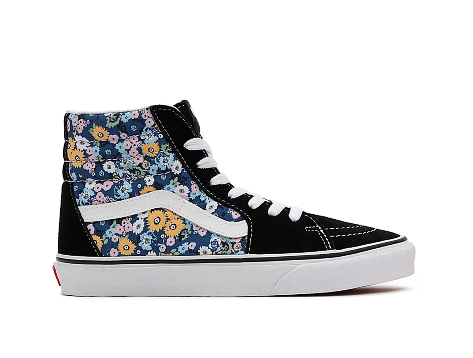 Zapatilla Vans Sk8-Hi Floral Mujer Negro