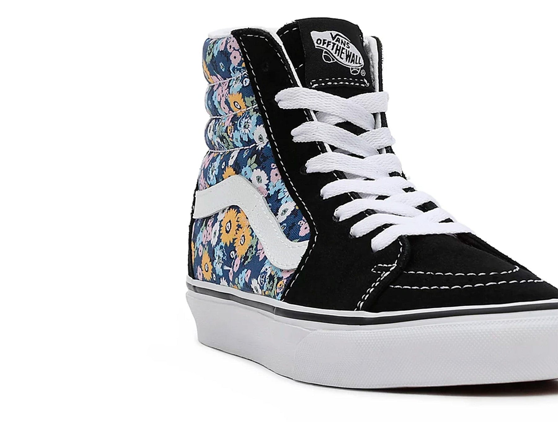 Zapatilla Vans Sk8-Hi Floral Mujer Negro