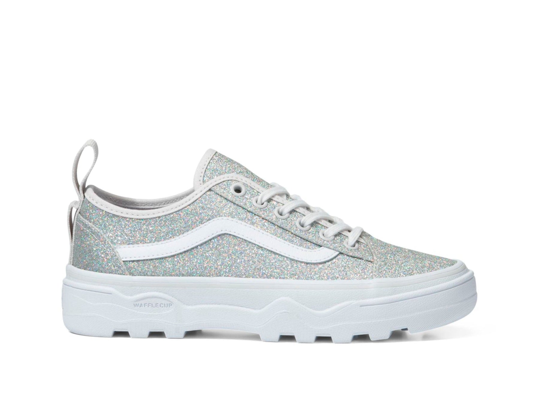 Zapatilla Vans Sentry Old Skool (Lurex Glitter) Mujer Gris