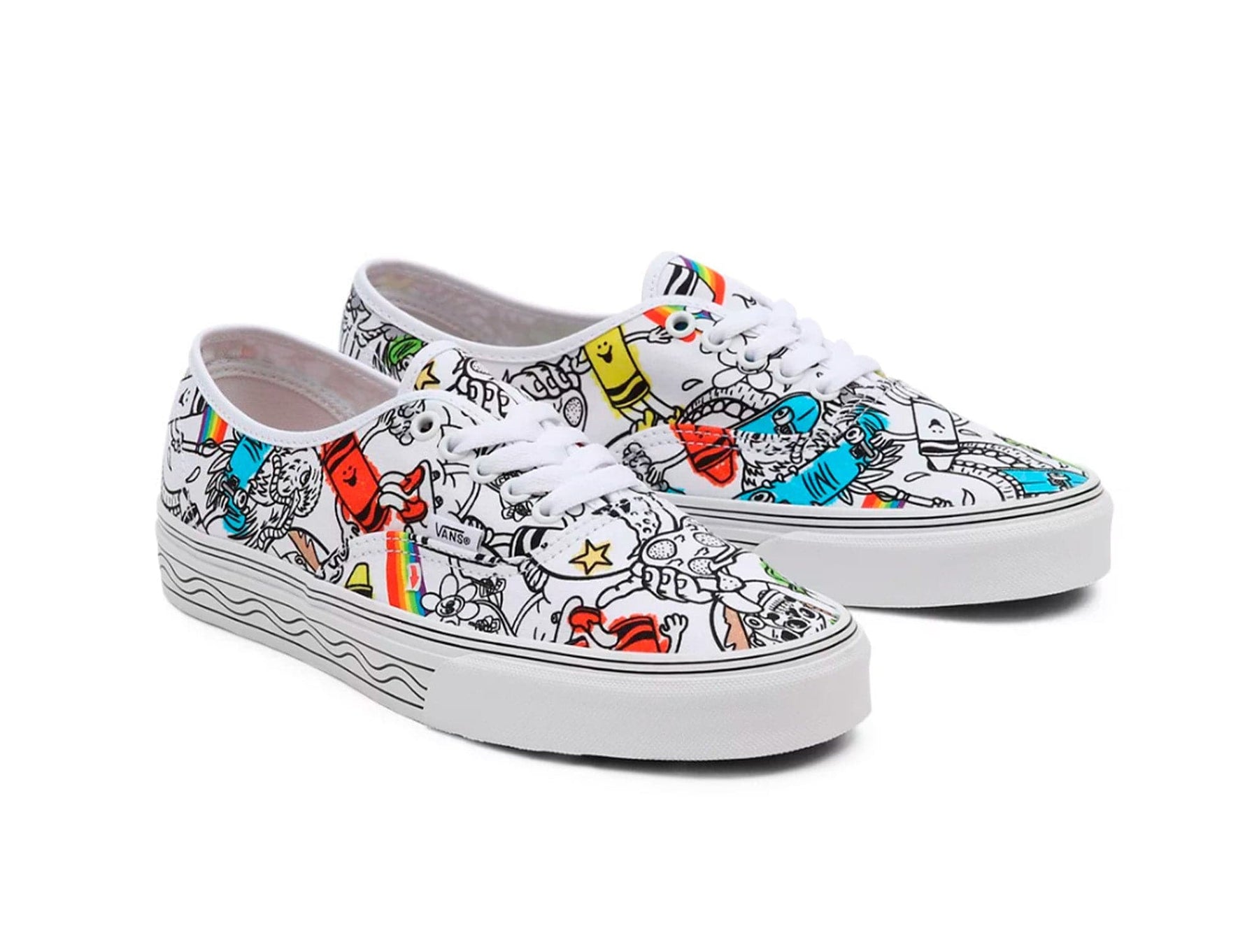 Zapatilla Vans Crayola Authentic Unisex Blanco