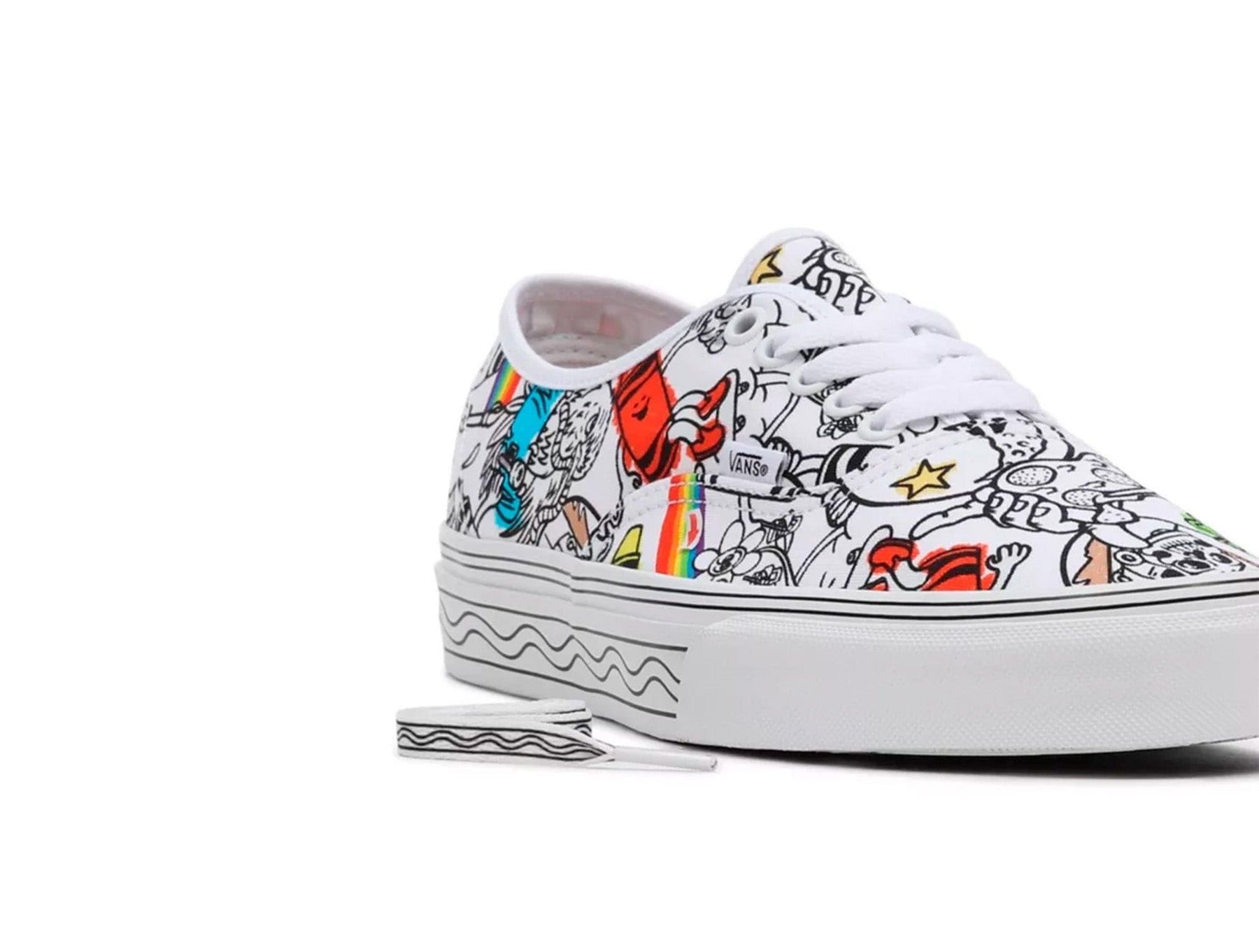 Zapatilla Vans Crayola Authentic Unisex Blanco