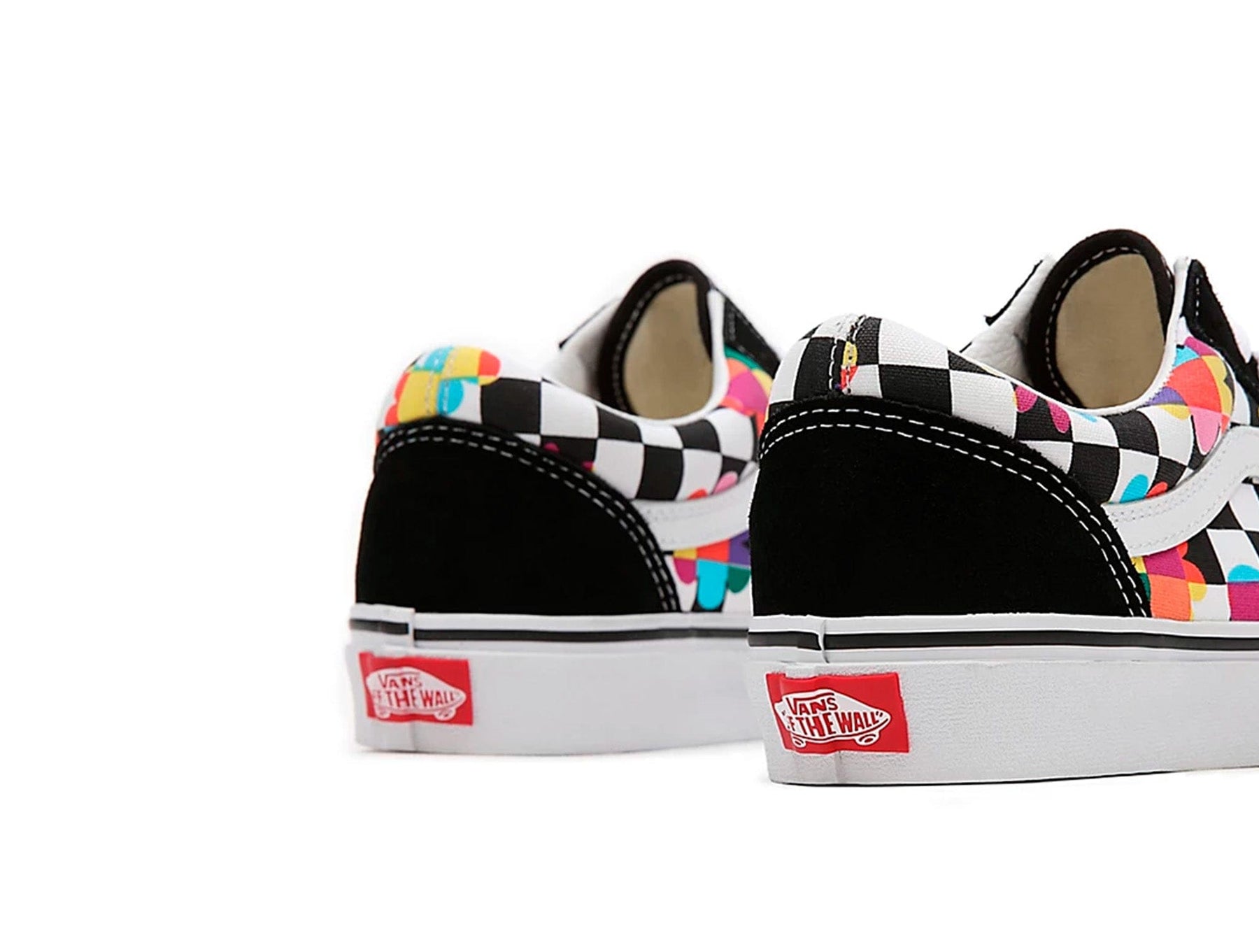 Zapatilla Vans Old Skool (Disney) Multi Check Mujer Negro