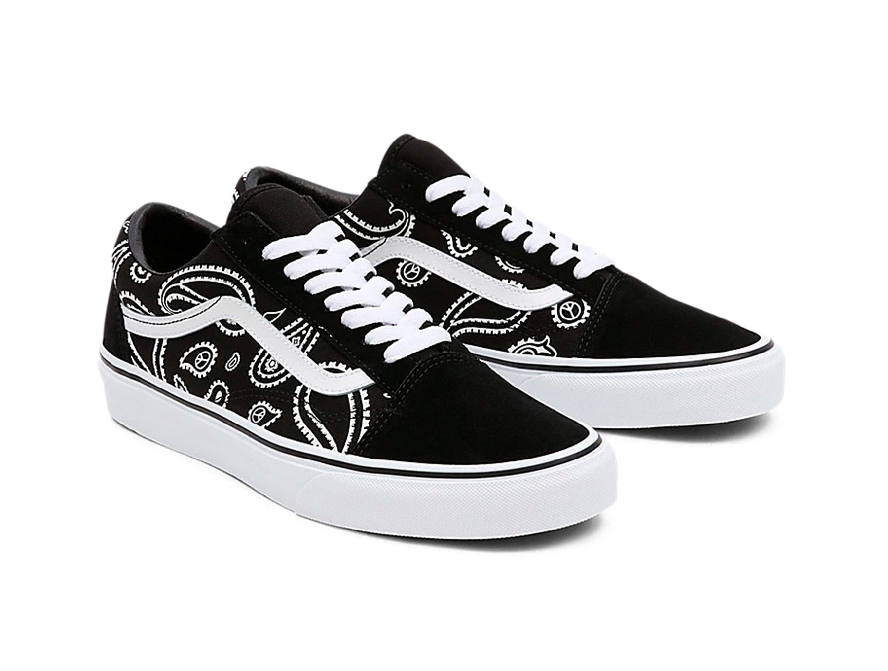 Zapatilla Vans Old Skool Peace Paisley Unisex Negro