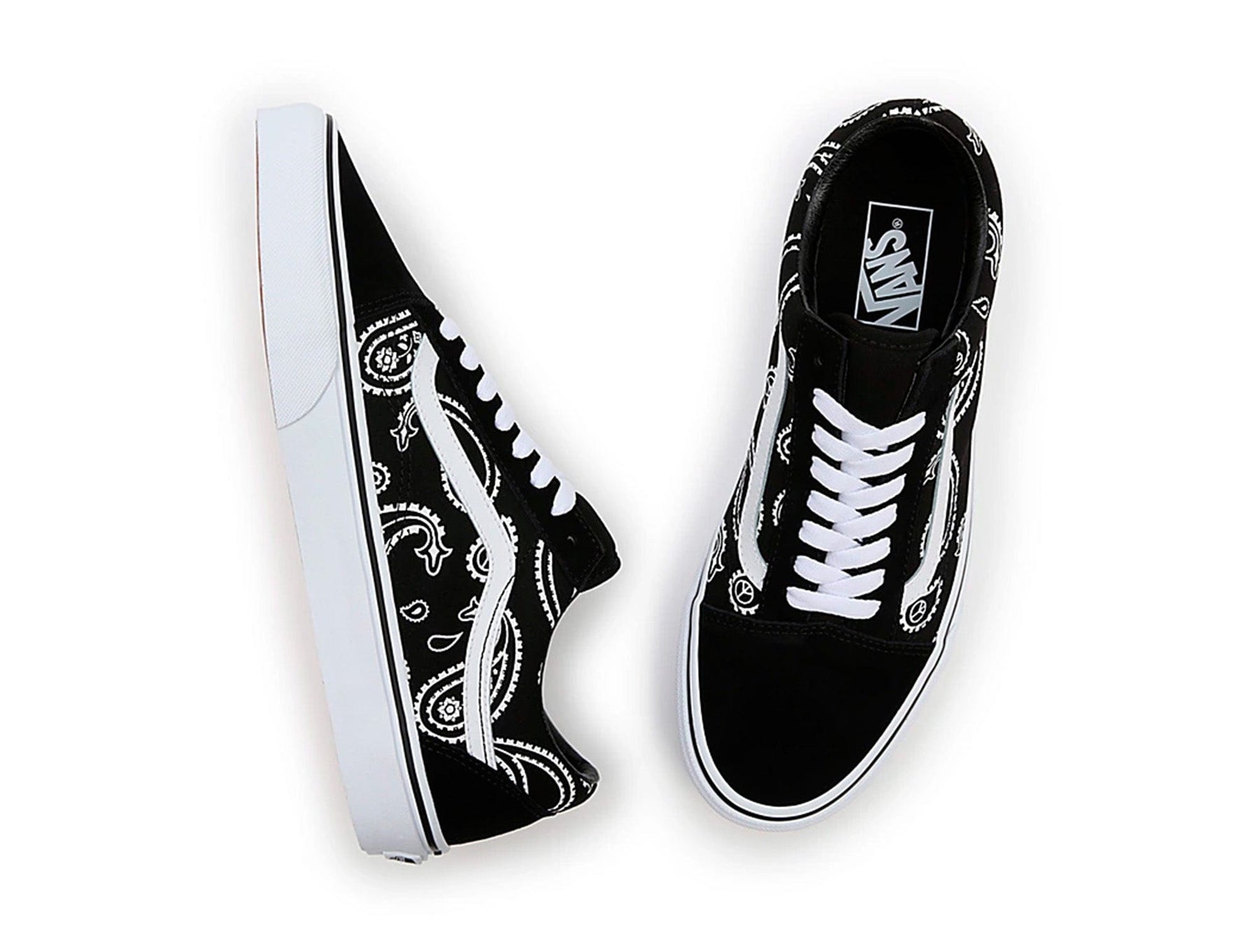 Zapatilla Vans Old Skool Peace Paisley Unisex Negro