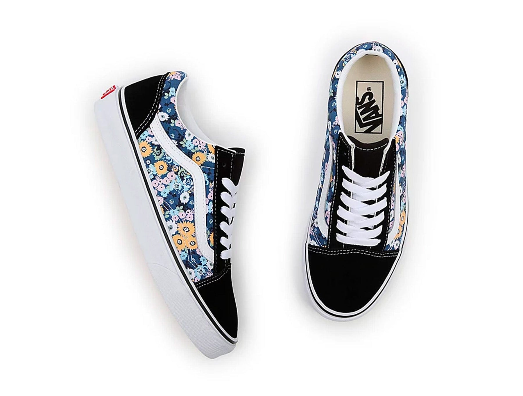 Zapatilla Vans Old Skool Floral Mujer Negro