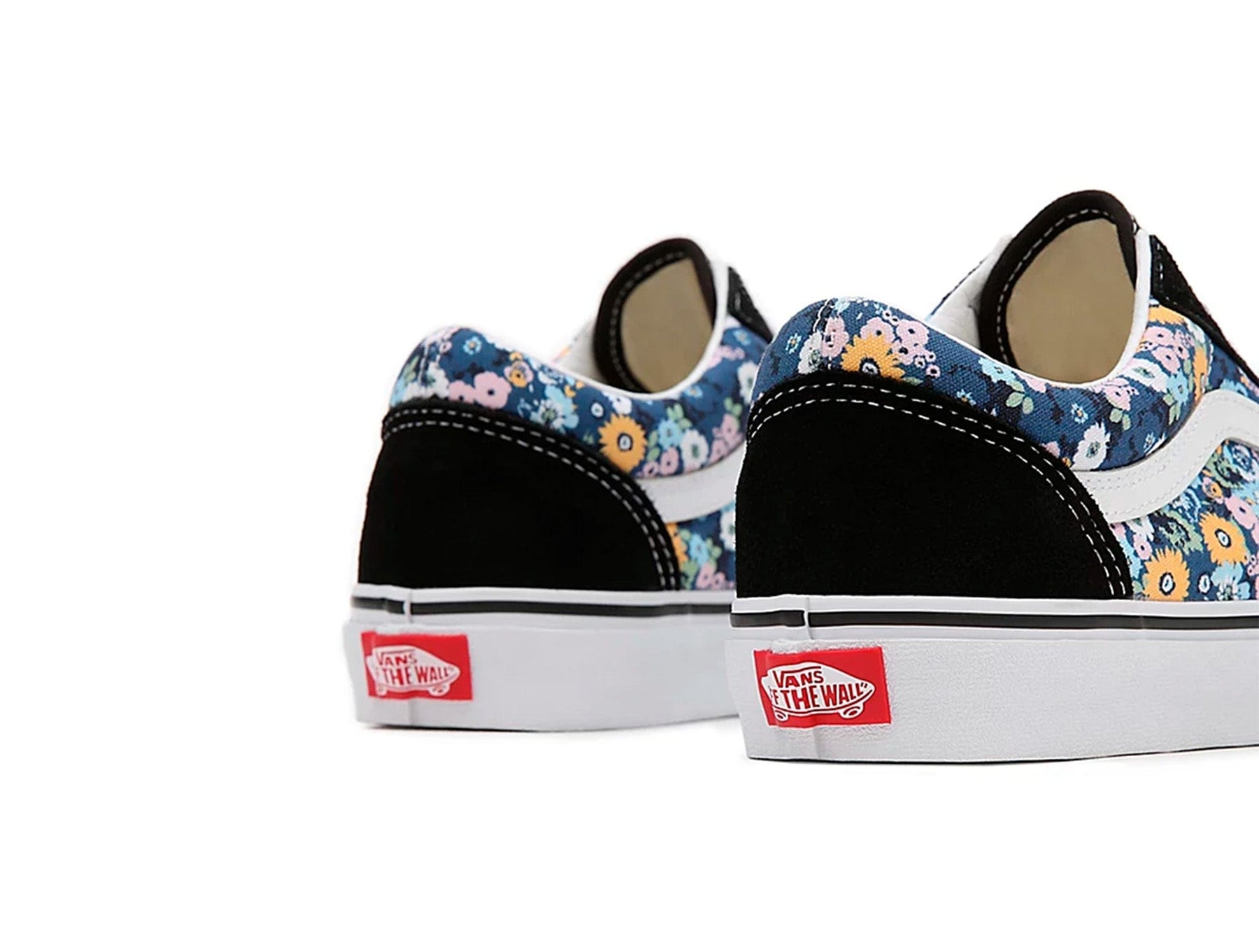 Zapatilla Vans Old Skool Floral Mujer Negro