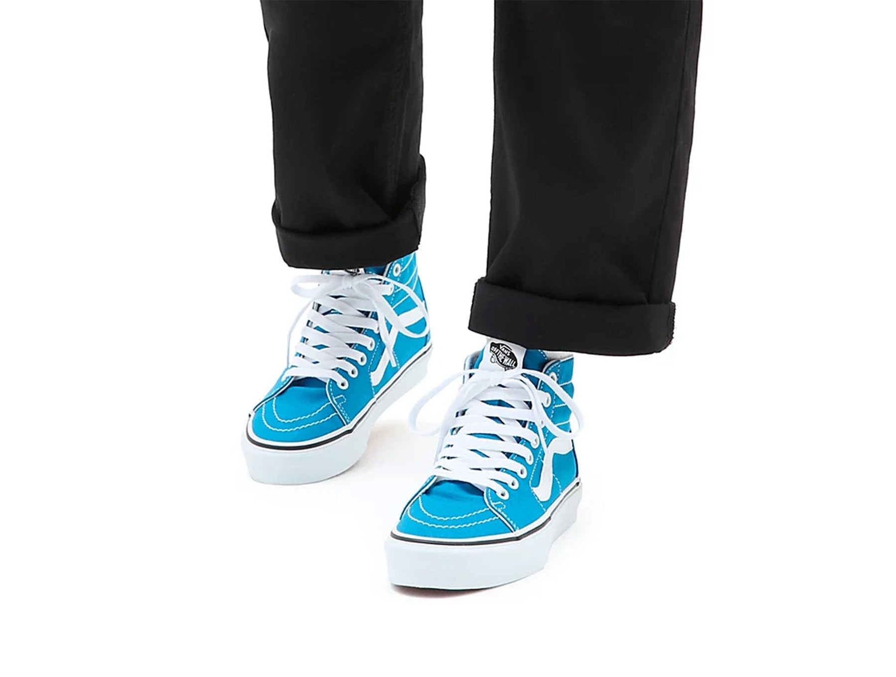 Zapatilla Vans Sk8-Hi Tapered Mujer Azul