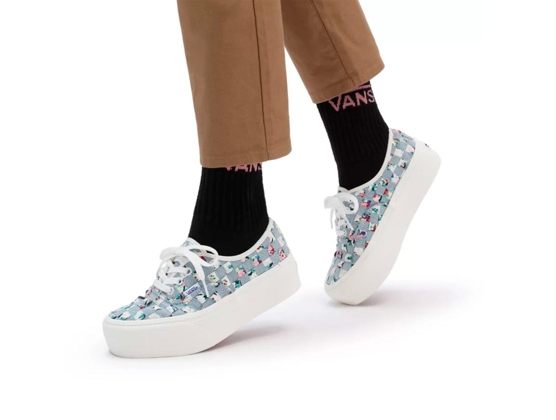Zapatilla Vans Authentic Stackform (Woven) Mujer Celeste