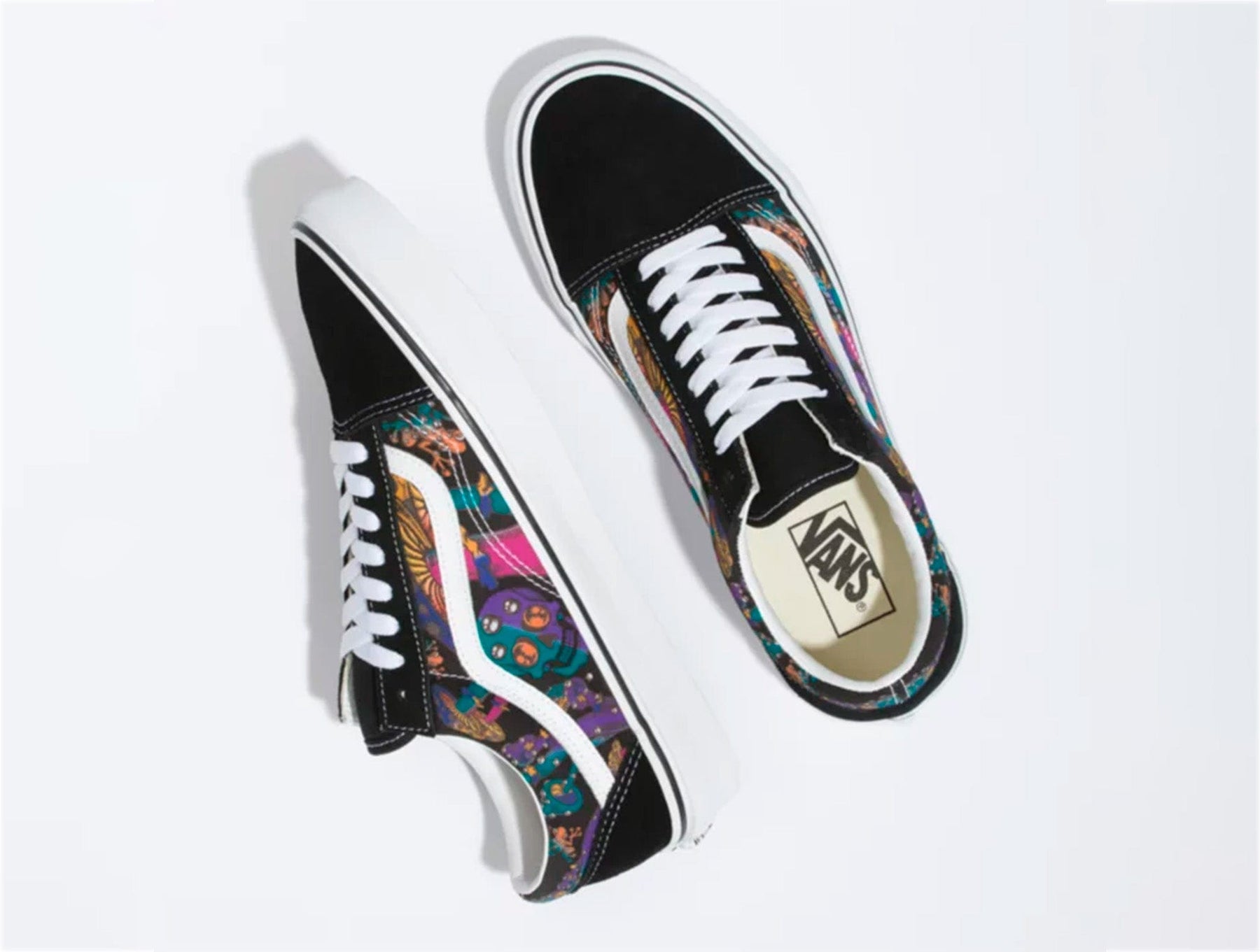 Zapatilla Vans Old Skool Trippy Drip Mujer Negro