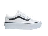 Zapatilla Vans Old Skool Plataforma Mujer Blanco