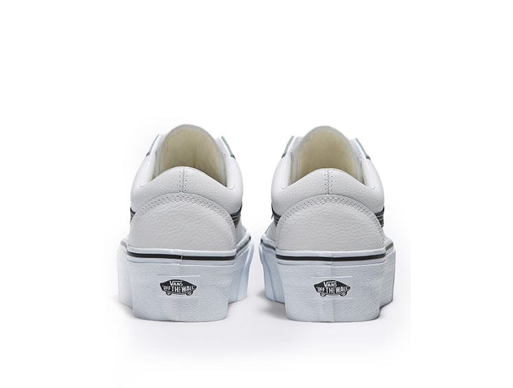 Zapatilla Vans Old Skool Plataforma Mujer Blanco