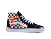 Zapatilla Vans Sk8-Hi (Disney) Multi Check Mujer Negro