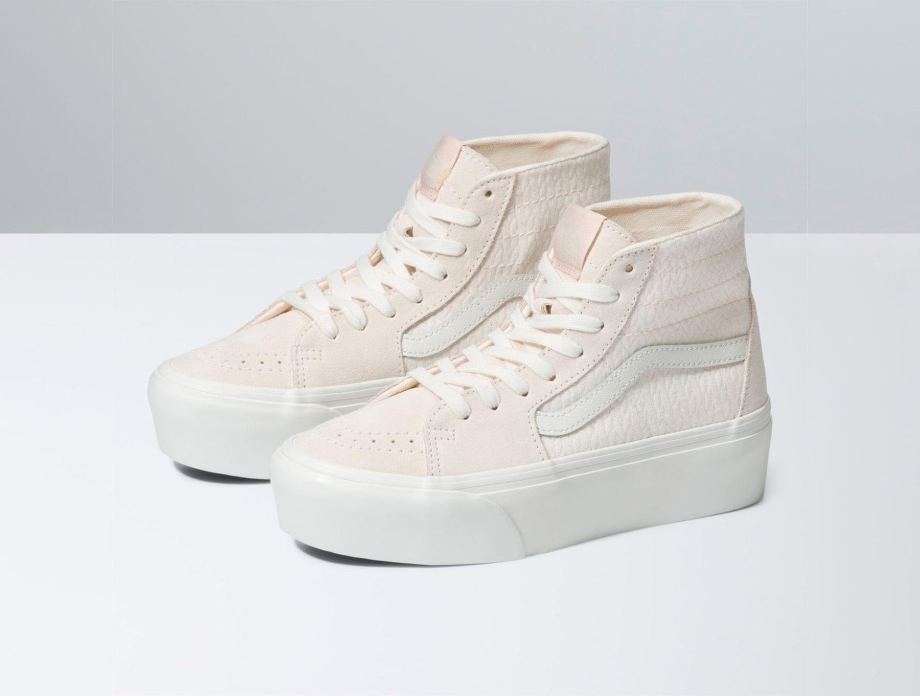 Zapatilla Vans Sk8-Hi Tapered St Sea Spray Mujer Beige