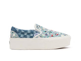 Zapatilla Vans Slip-On Stackform (Woven) Mujer Celeste