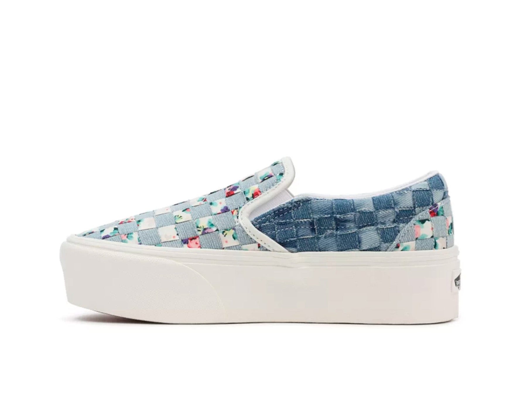 Zapatilla Vans Slip-On Stackform (Woven) Mujer Celeste