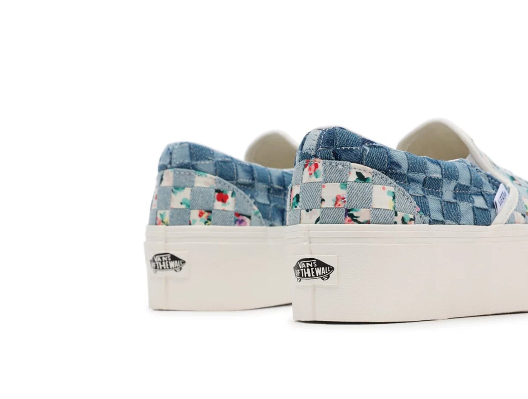Zapatilla Vans Slip-On Stackform (Woven) Mujer Celeste