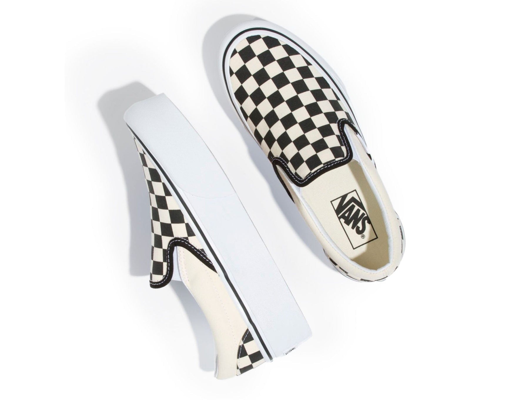 Zapatilla Vans Slip-On (Checkerboard) Mujer Negro