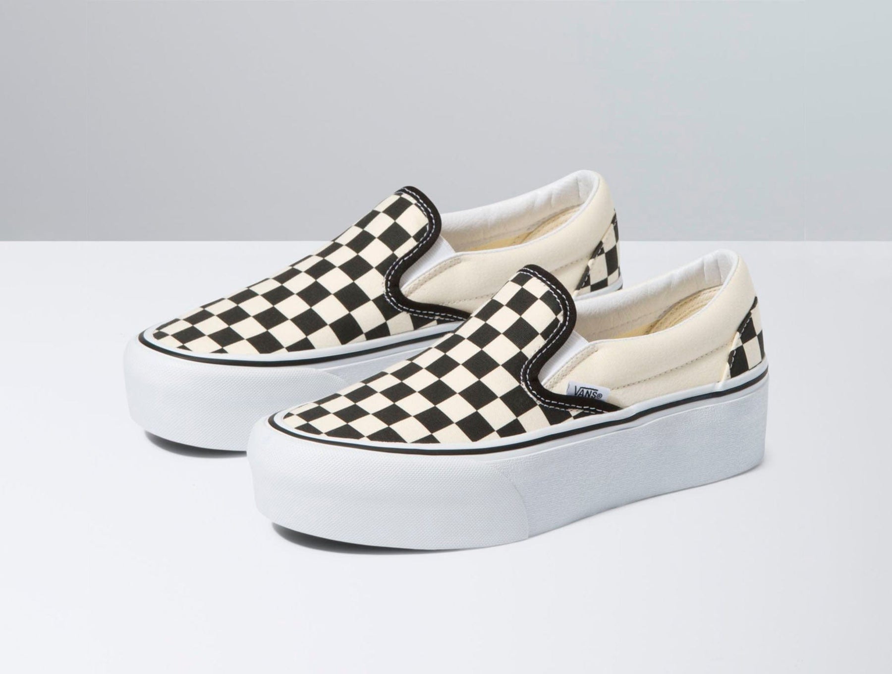 Zapatilla Vans Slip-On (Checkerboard) Mujer Negro