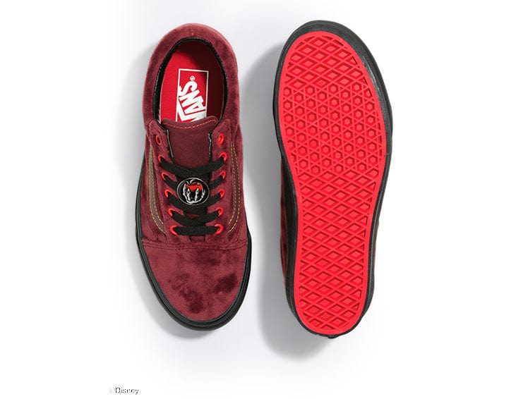 Zapatilla Vans Old Skool Stackform (Disney) Mujer Burdeo