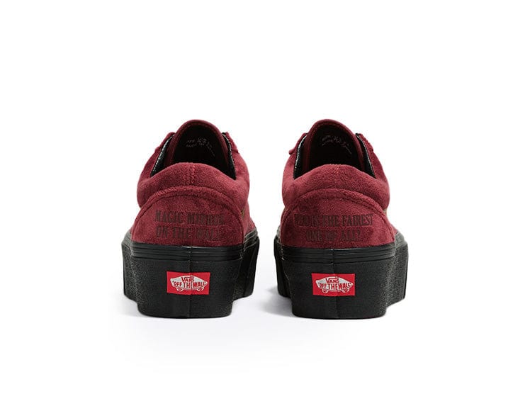 Zapatilla Vans Old Skool Stackform (Disney) Mujer Burdeo