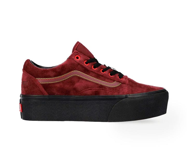 Zapatilla Vans Old Skool Stackform (Disney) Mujer Burdeo