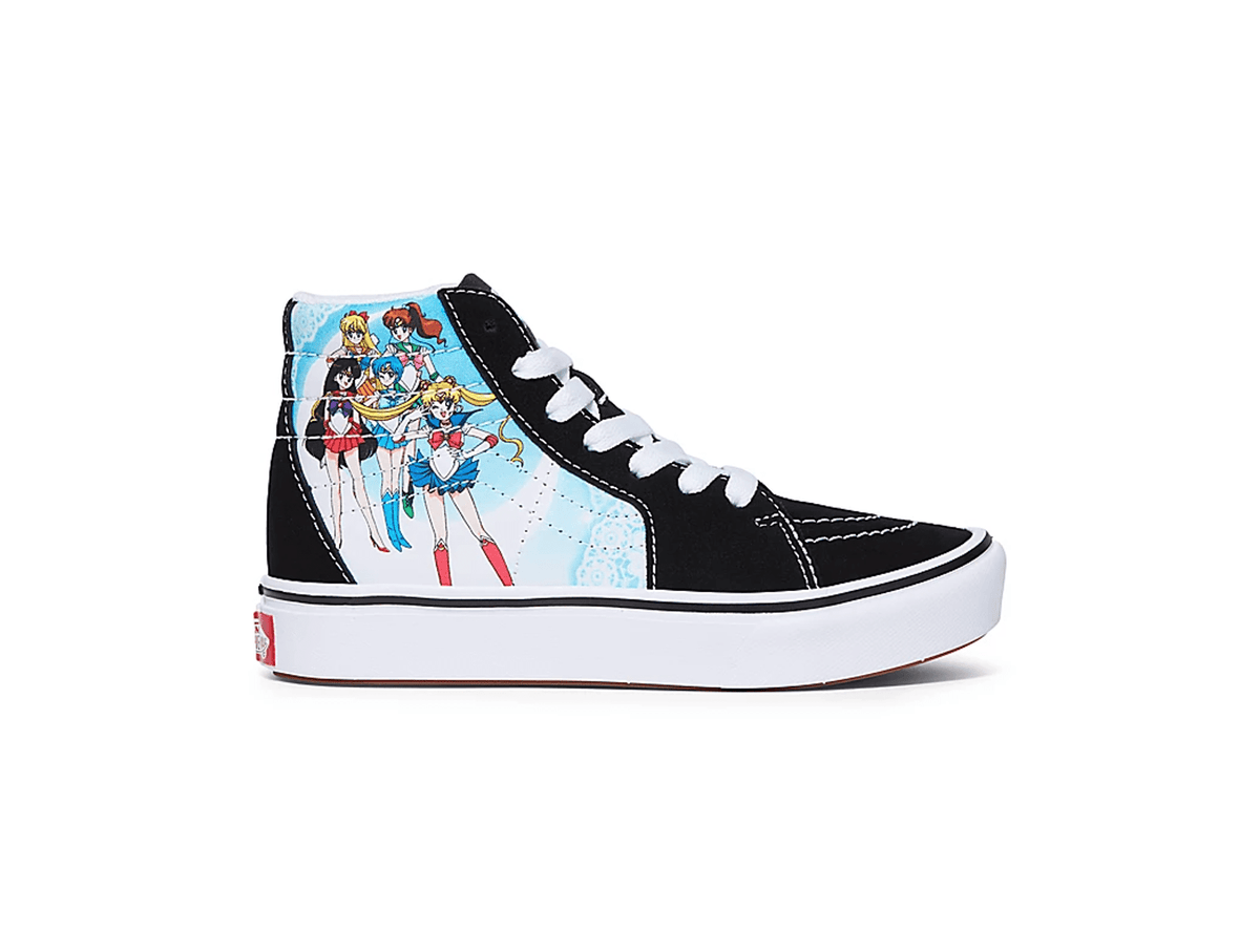 Zapatilla Vans Sailor Moon Comfycush Sk8-Hi Junior Negro