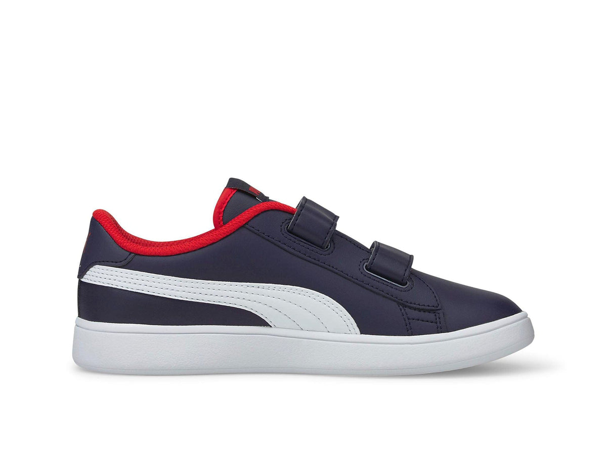 Zapatilla Puma Smash V2 Junior Azul