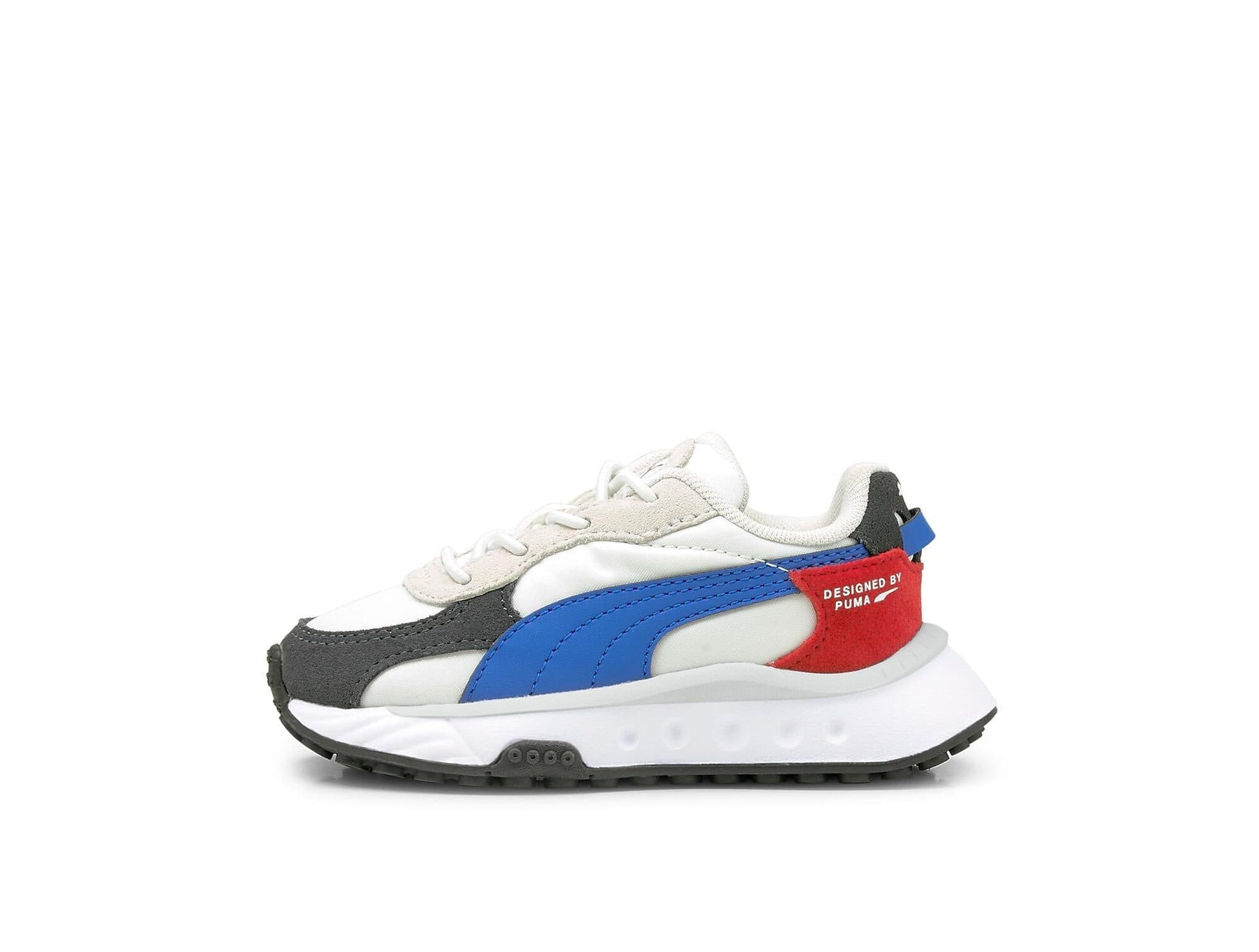 Zapatilla Puma Wild Rider Rollin Infantil Blanco
