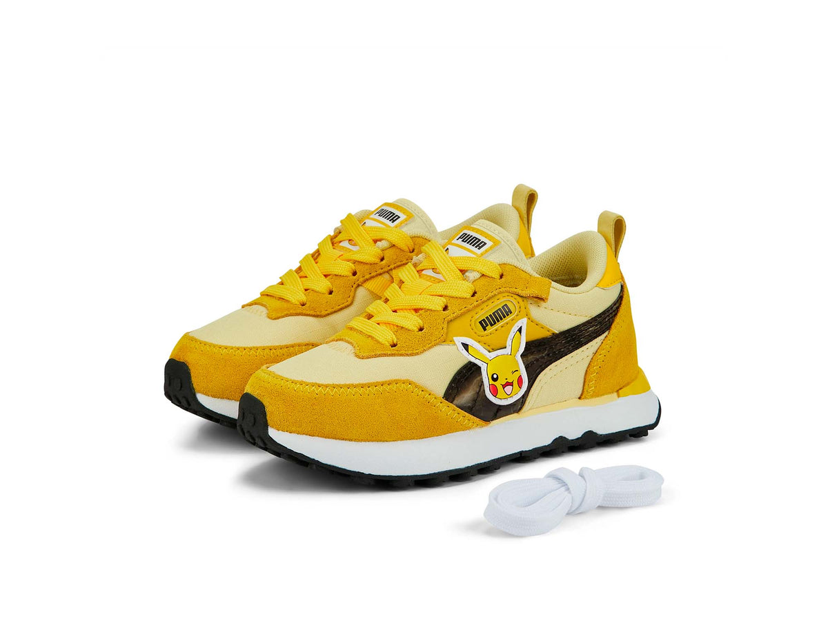Zapatilla Puma Rider Fv Pokemon Junior Amarillo