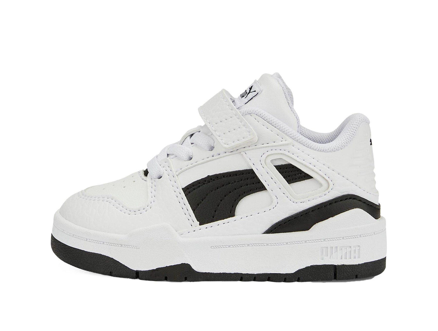 Zapatilla Puma Slipstream Bla-Neg Infantil Blanco